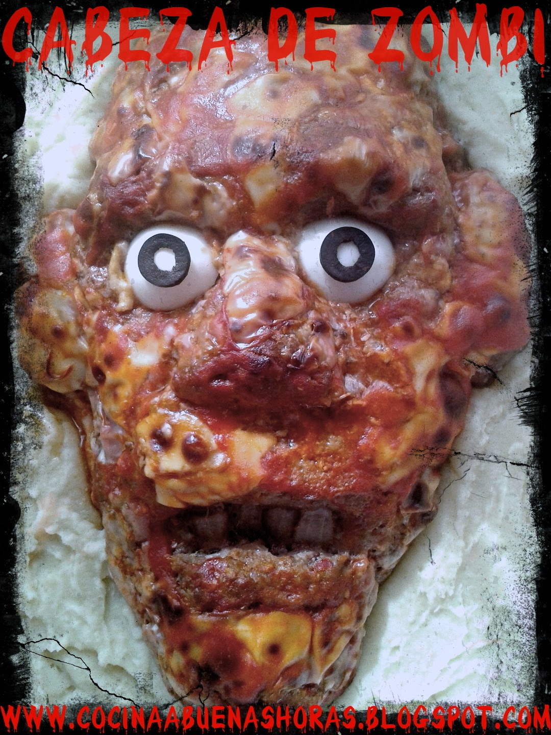 Cabeza de Zombi para Halloween Cabeza de Zombi para Halloween