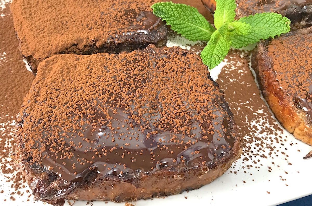 como hacer torrijas de chocolate