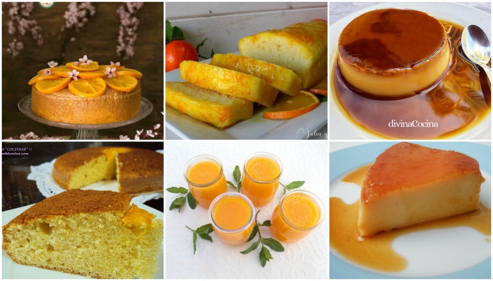 Postres con Naranja Postres con Naranja