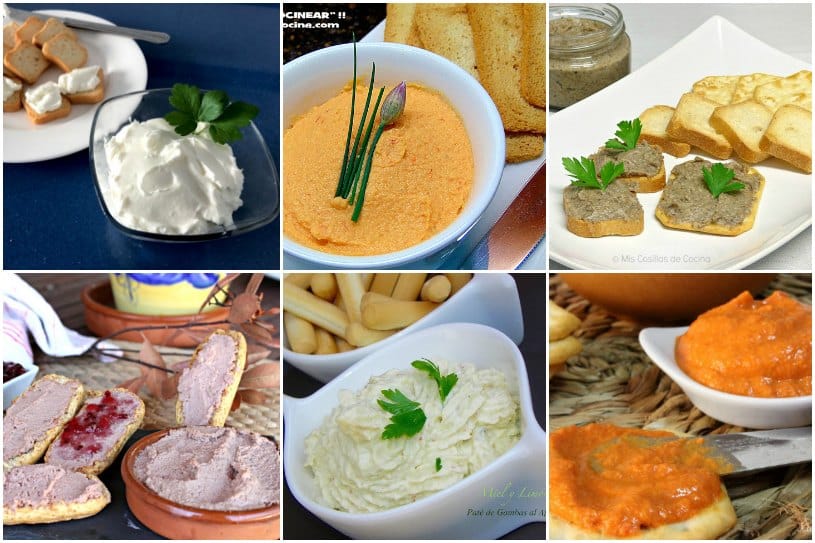 6 Recetas de aperitivos para untar 6 Recetas de aperitivos para untar
