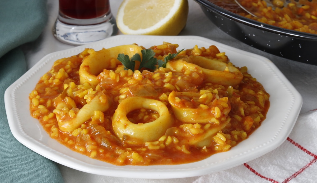 Arroz con Calamares. Fácil y Rico Arroz con Calamares. Fácil y Rico