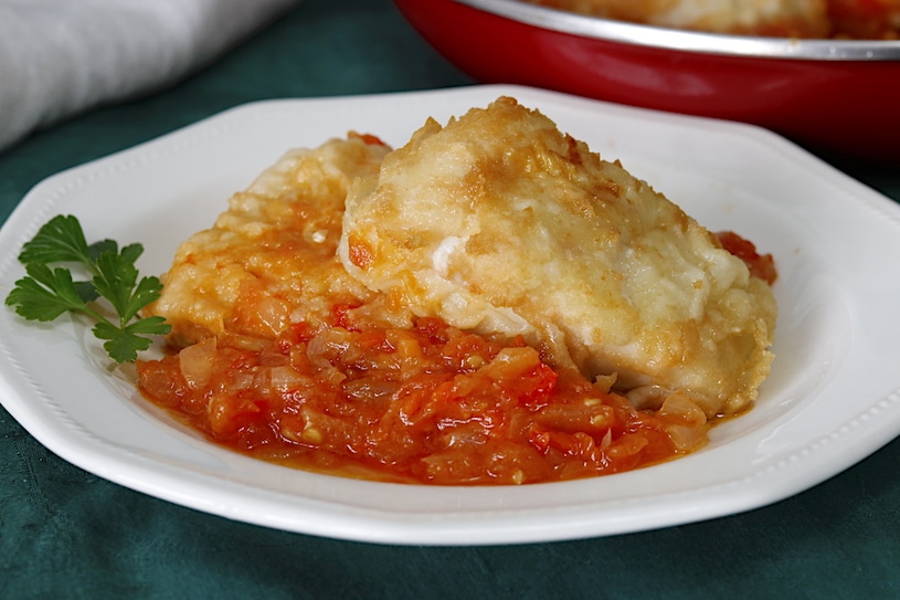 Bacalao con Tomate Bacalao con Tomate