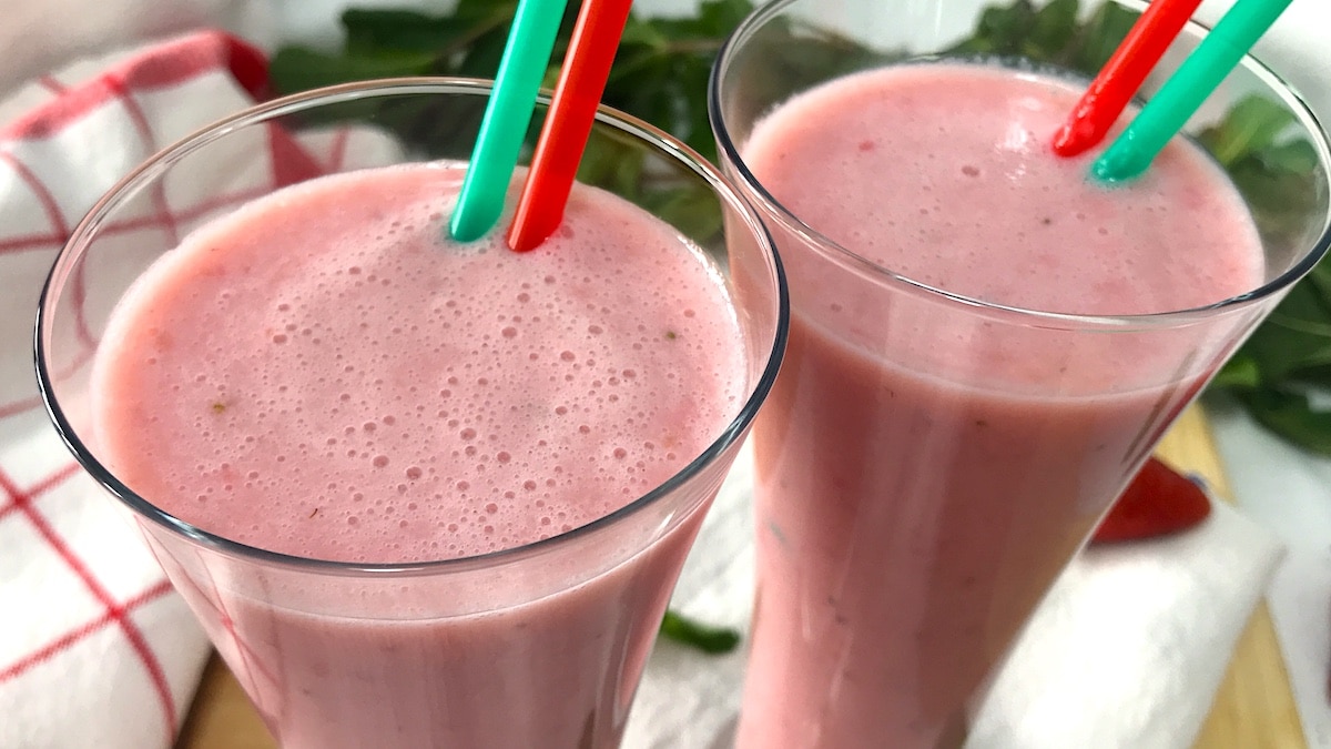 batido de fresa