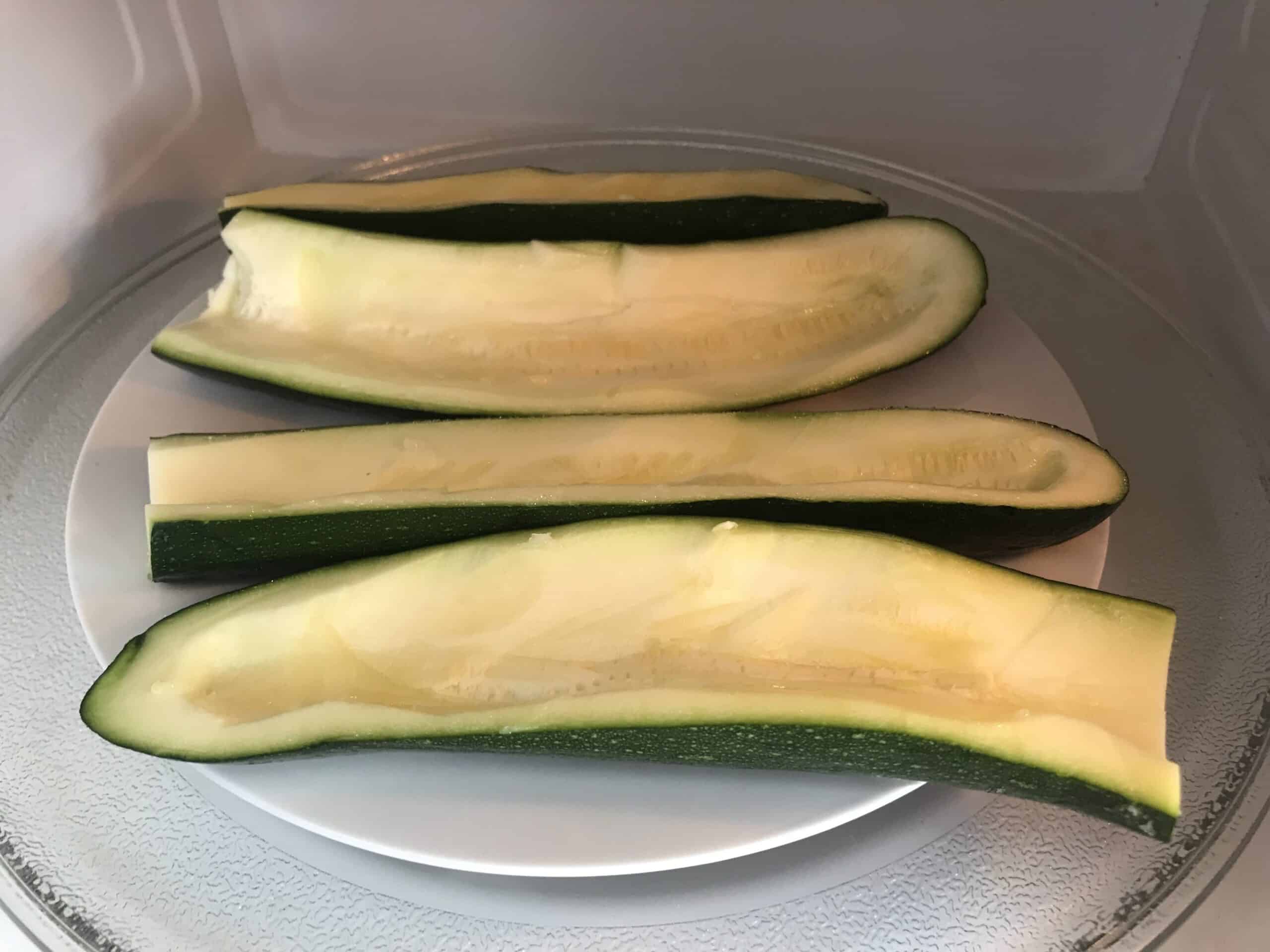 Calabacines en el horno