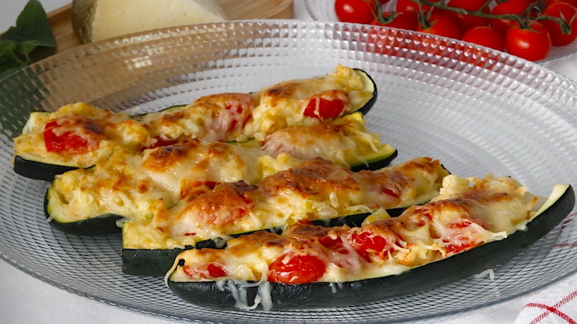 Calabacines Rellenos de Queso Calabacines Rellenos de Queso