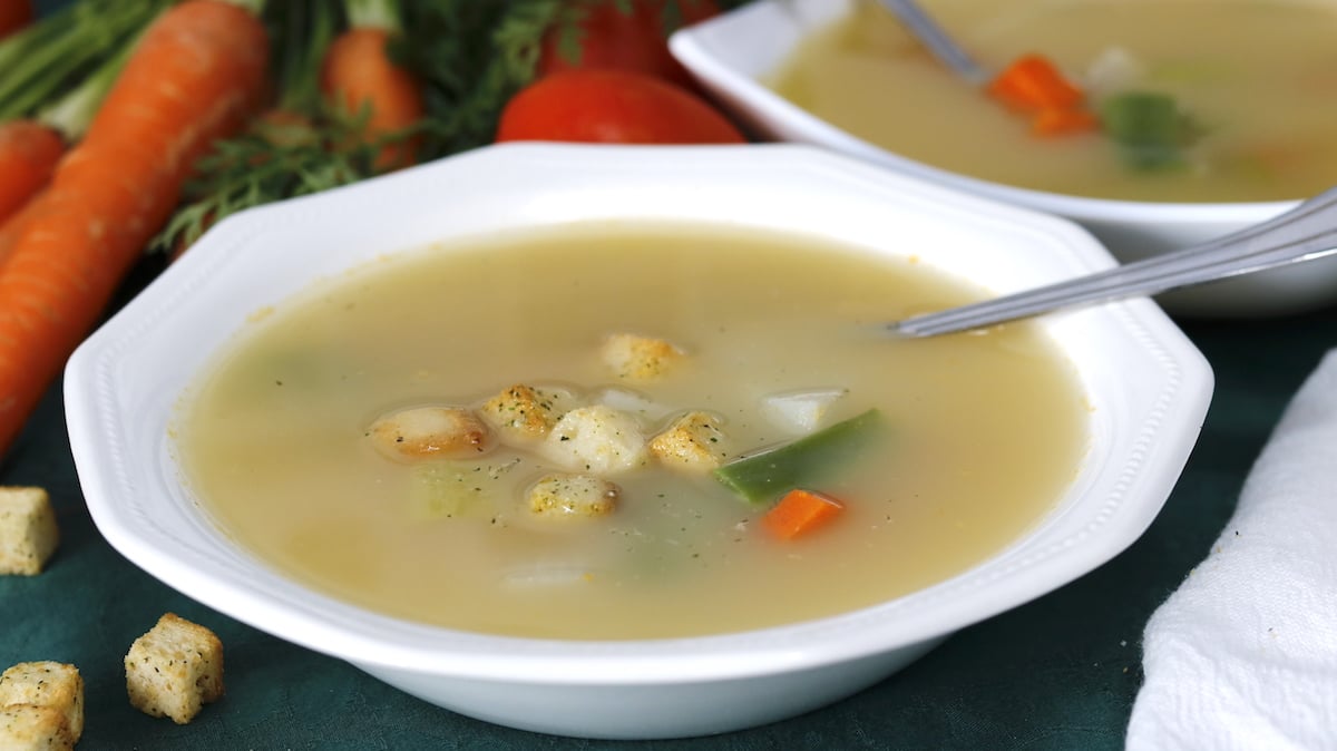 Caldo de Verduras Casero Caldo de Verduras Casero