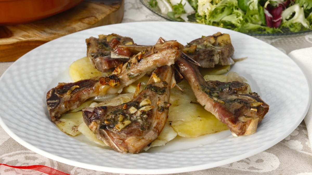 Chuletas de Cordero al Horno Chuletas de Cordero al Horno