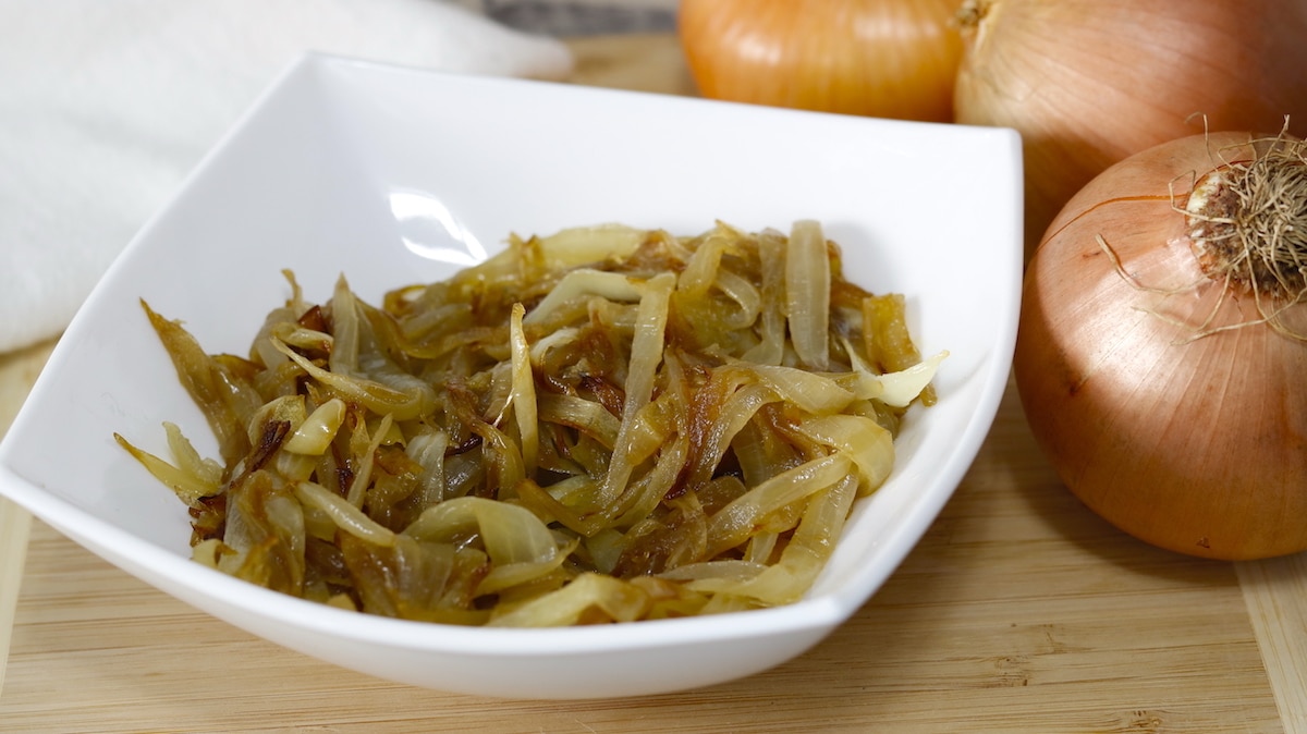 como hacer cebolla caramelizada