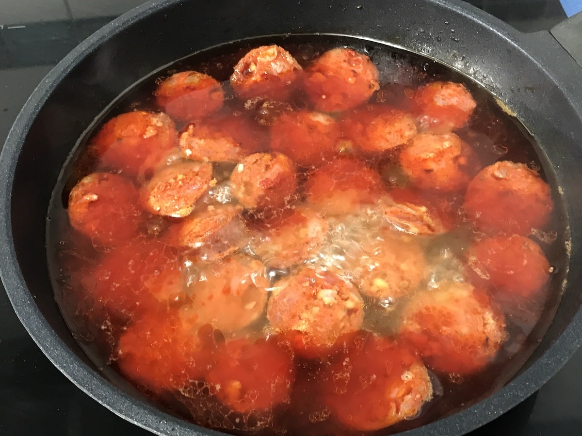 como hacer chorizo a la sidra