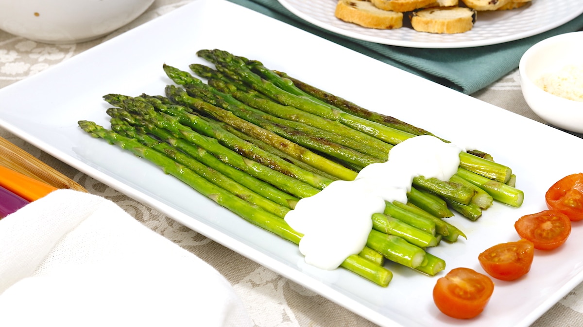 como hacer esparragos a la plancha