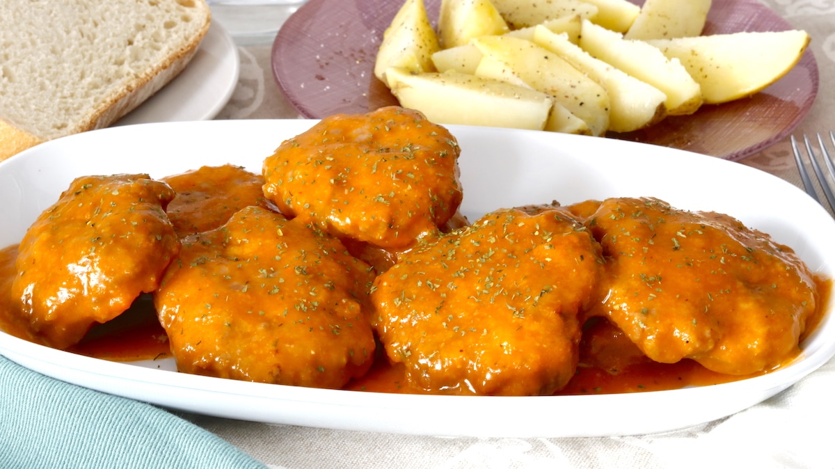 como hacer filetes rusos en salsa
