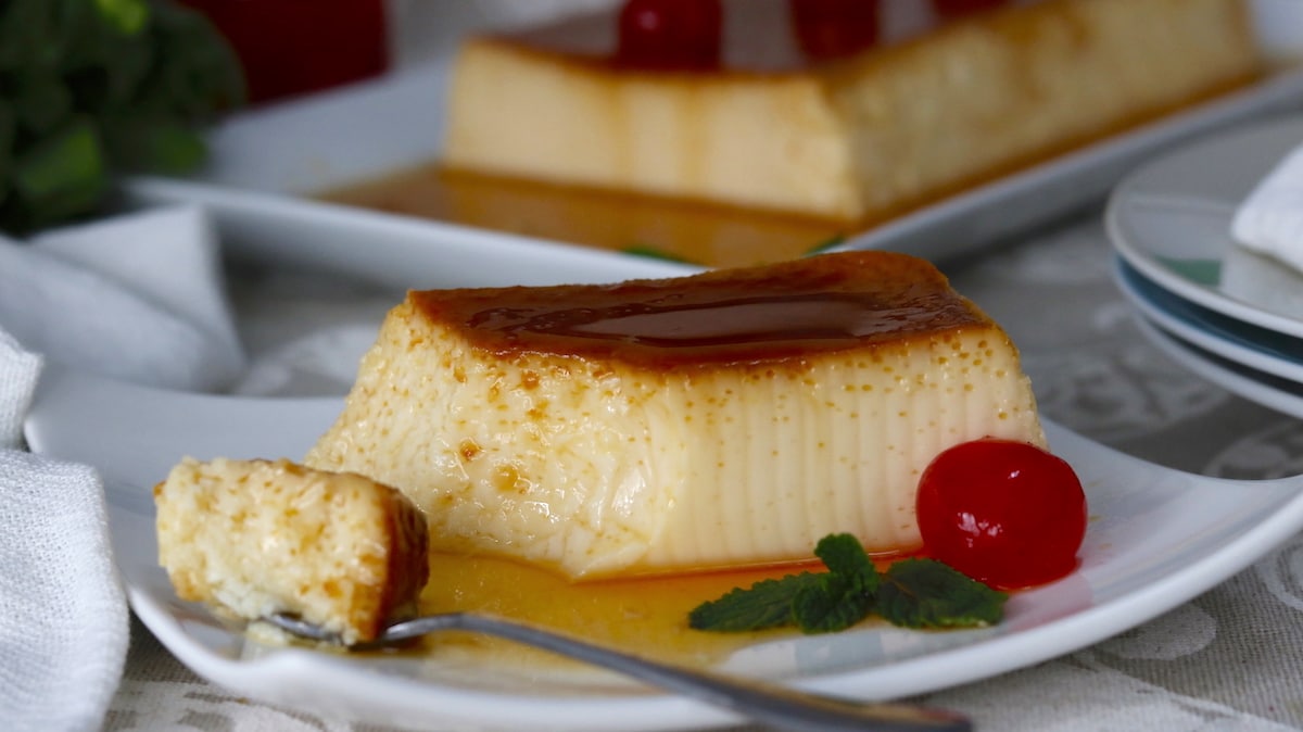 como hacer flan de leche condensada