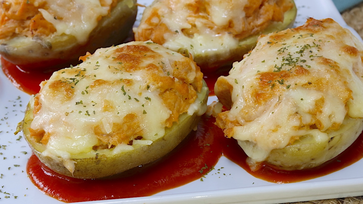 como hacer patatas rellenas de atun