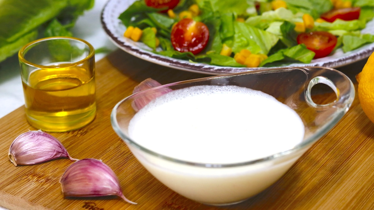 como hacer salsa de yogur