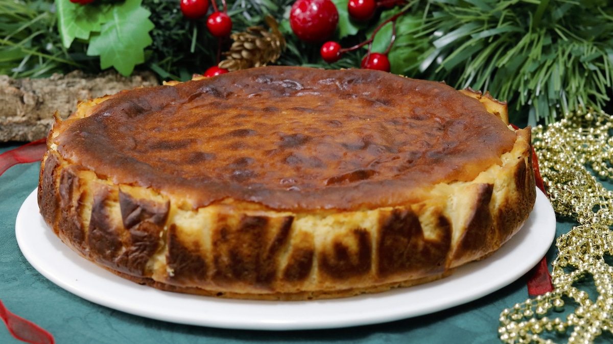 como hacer tarta de queso y turron
