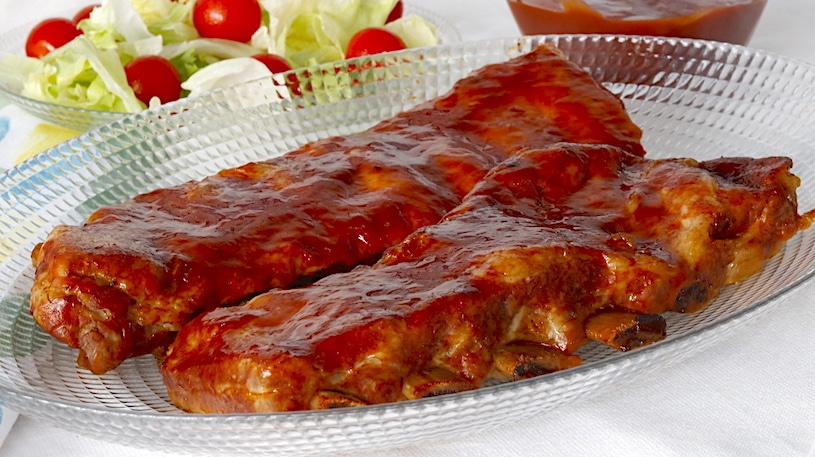 Costillas con Salsa Barbacoa Costillas con Salsa Barbacoa