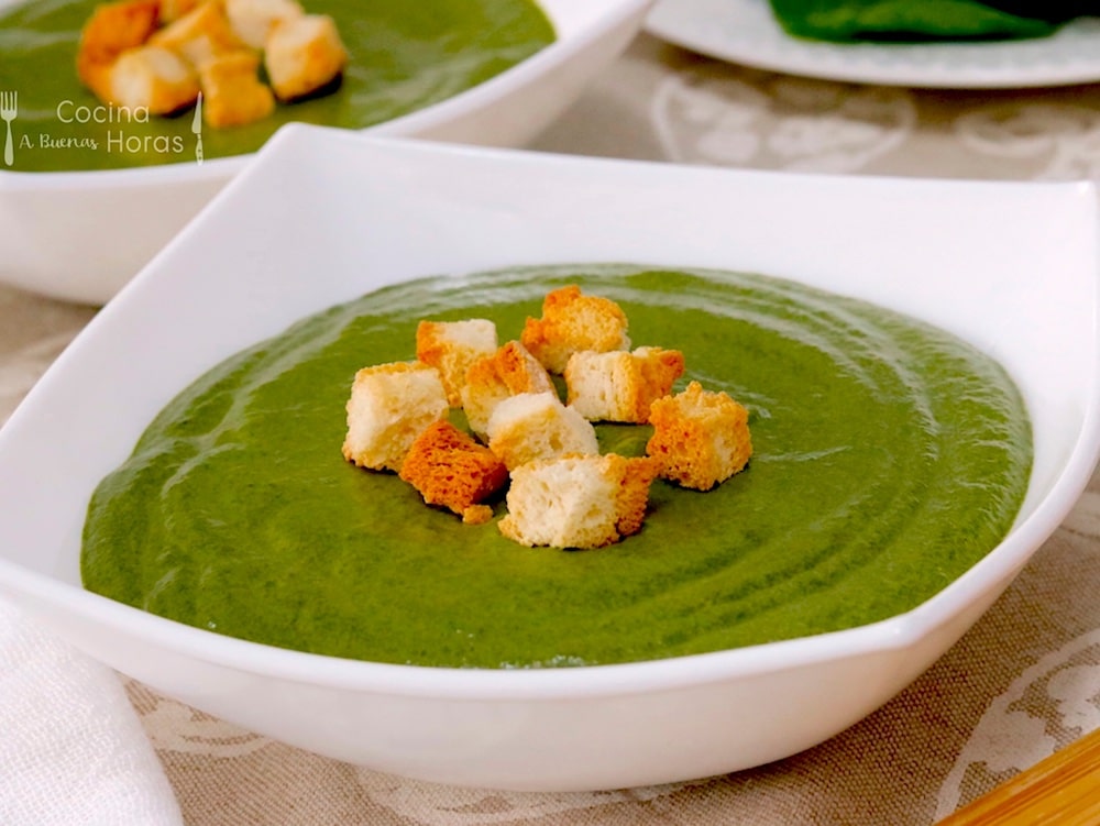 Crema de Espinacas. Crema de Espinacas.