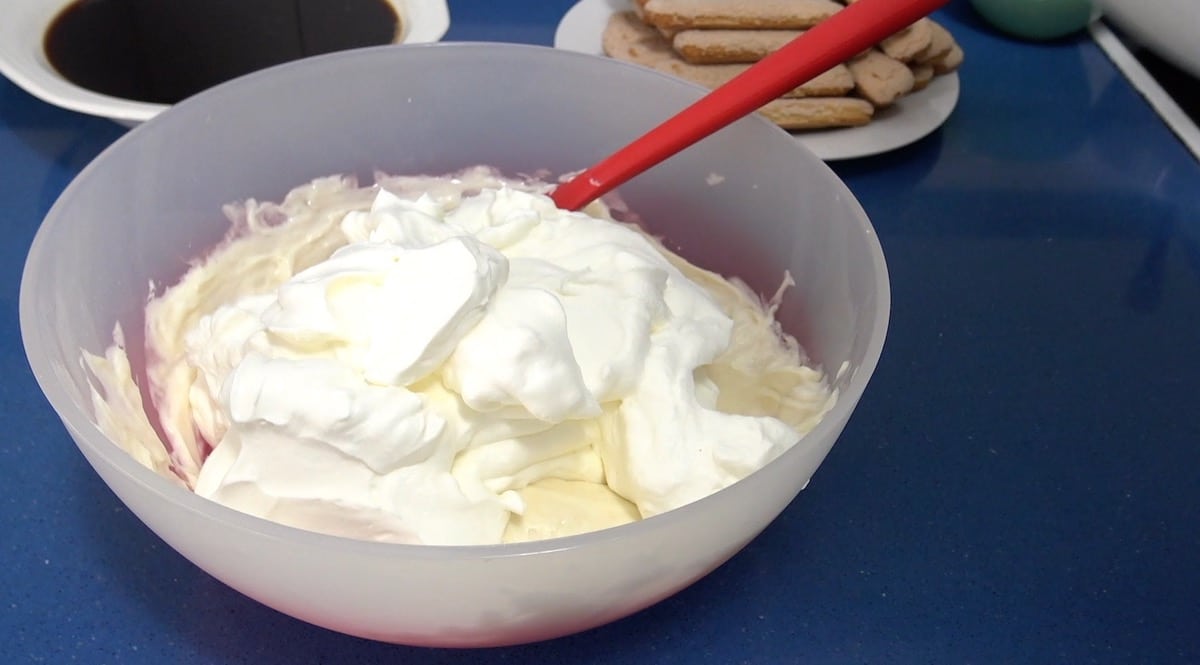 Crema para el tiramisu