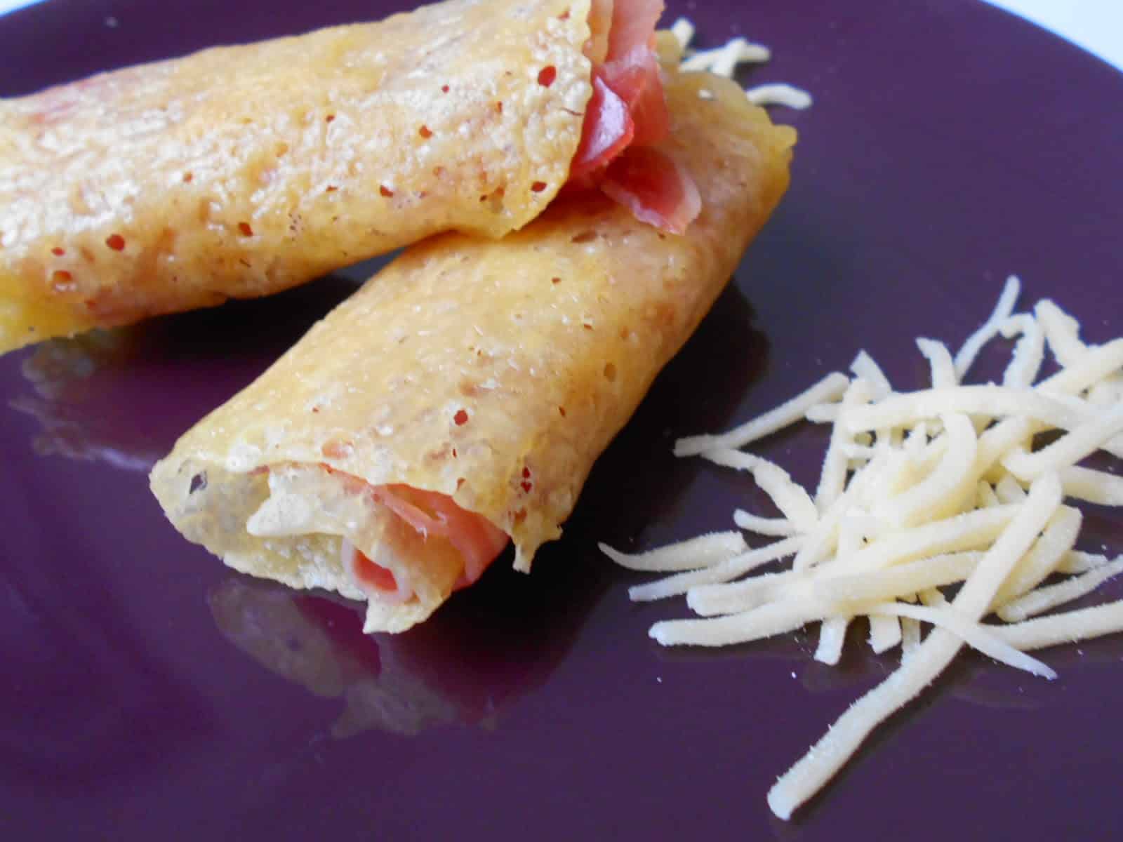 Crujiente de Jamón y Queso Crujiente de Jamón y Queso