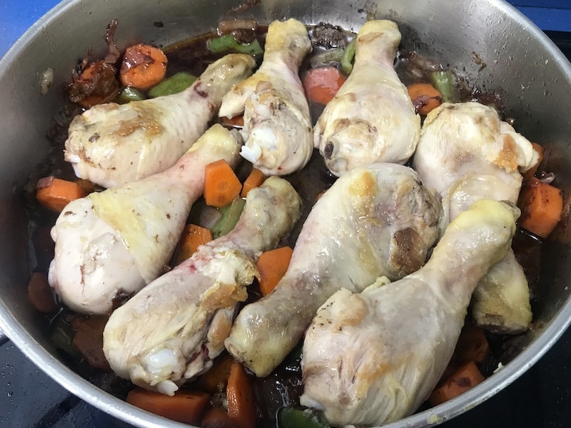 Estofado de pollo casero