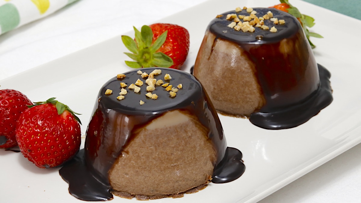 Flan de Chocolate Cremoso Flan de Chocolate Cremoso