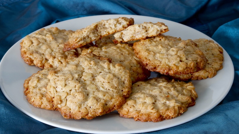 receta de galletas de avena