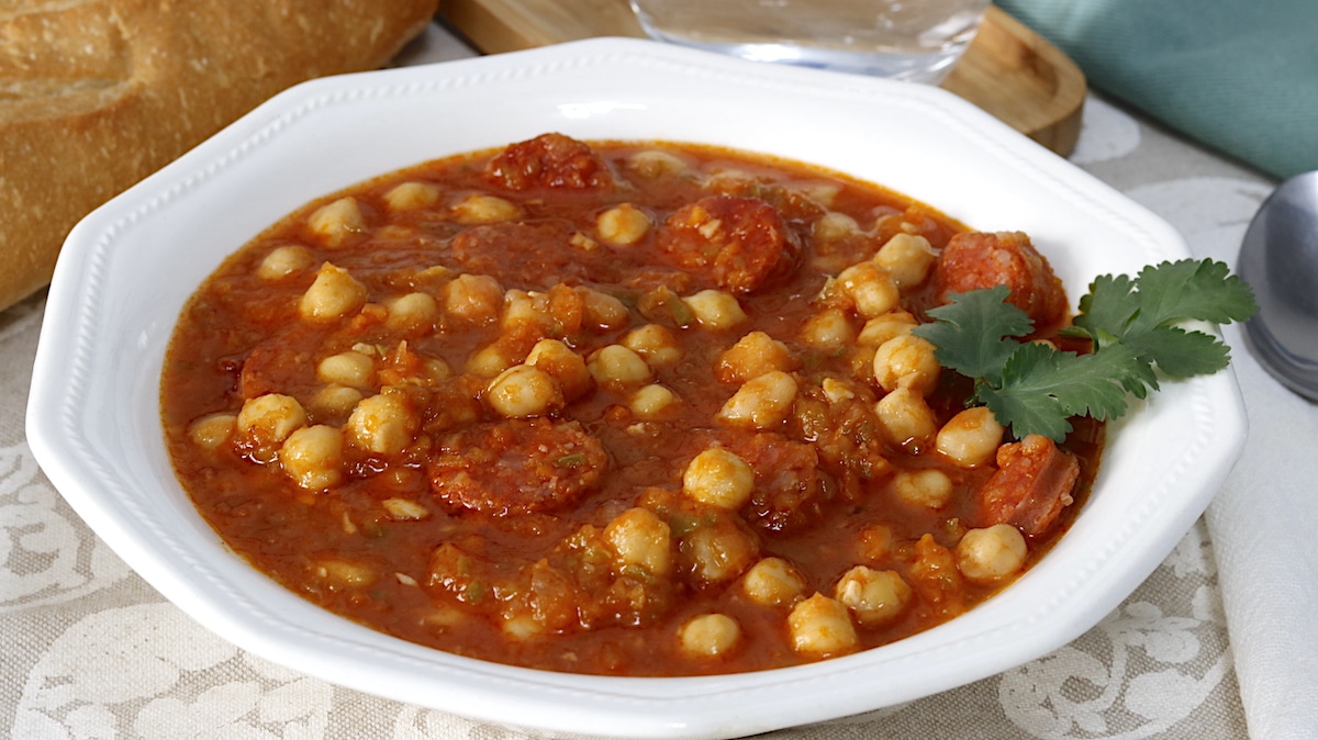 Garbanzos con Chorizo Garbanzos con Chorizo