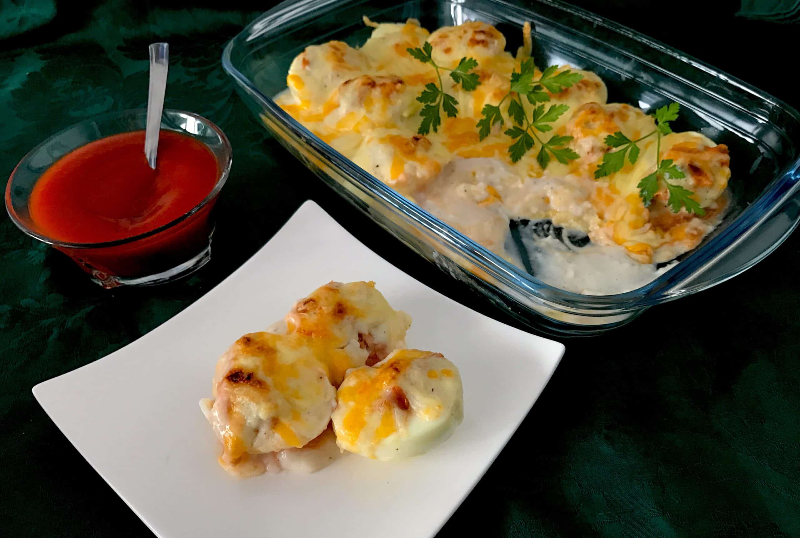 Huevos Rellenos Gratinados Huevos Rellenos Gratinados