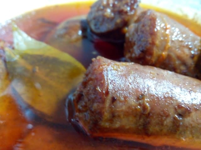 Chorizo al Vino (o a la Sidra)
