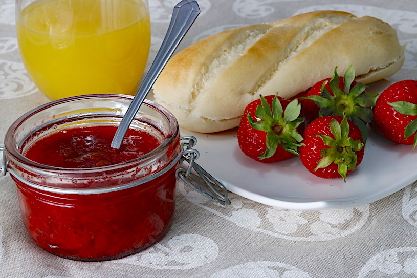 Mermelada de Fresas en Microondas Mermelada de Fresas en Microondas
