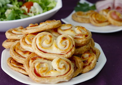 Palmeras de Bacon y Queso. Palmeras de Bacon y Queso.