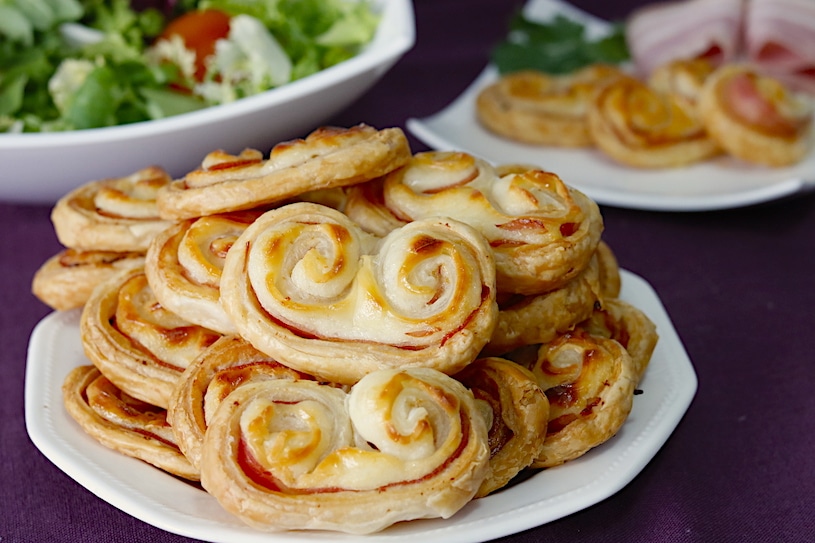 Palmeras de Bacon y Queso. Palmeras de Bacon y Queso.