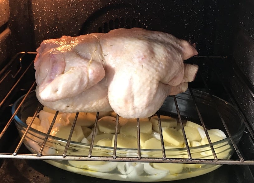 pollo asado al horno