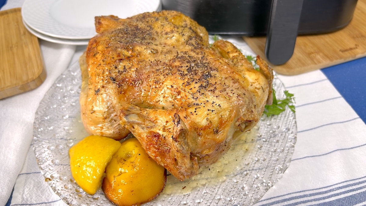 Pollo Asado en Freidora de Aire Pollo Asado en Freidora de Aire