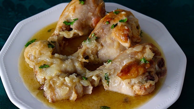 Pollo en Salsa Tradicional. Receta de la Abuela - Cocina A Buenas Horas