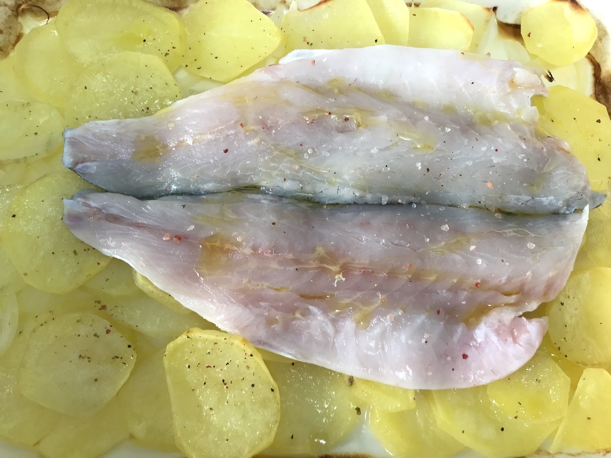 receta de lubina al horno