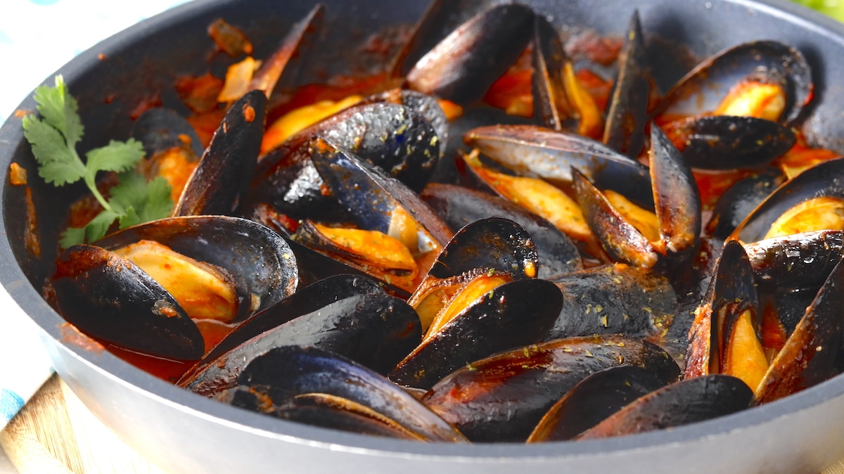 receta de mejillones en salsa