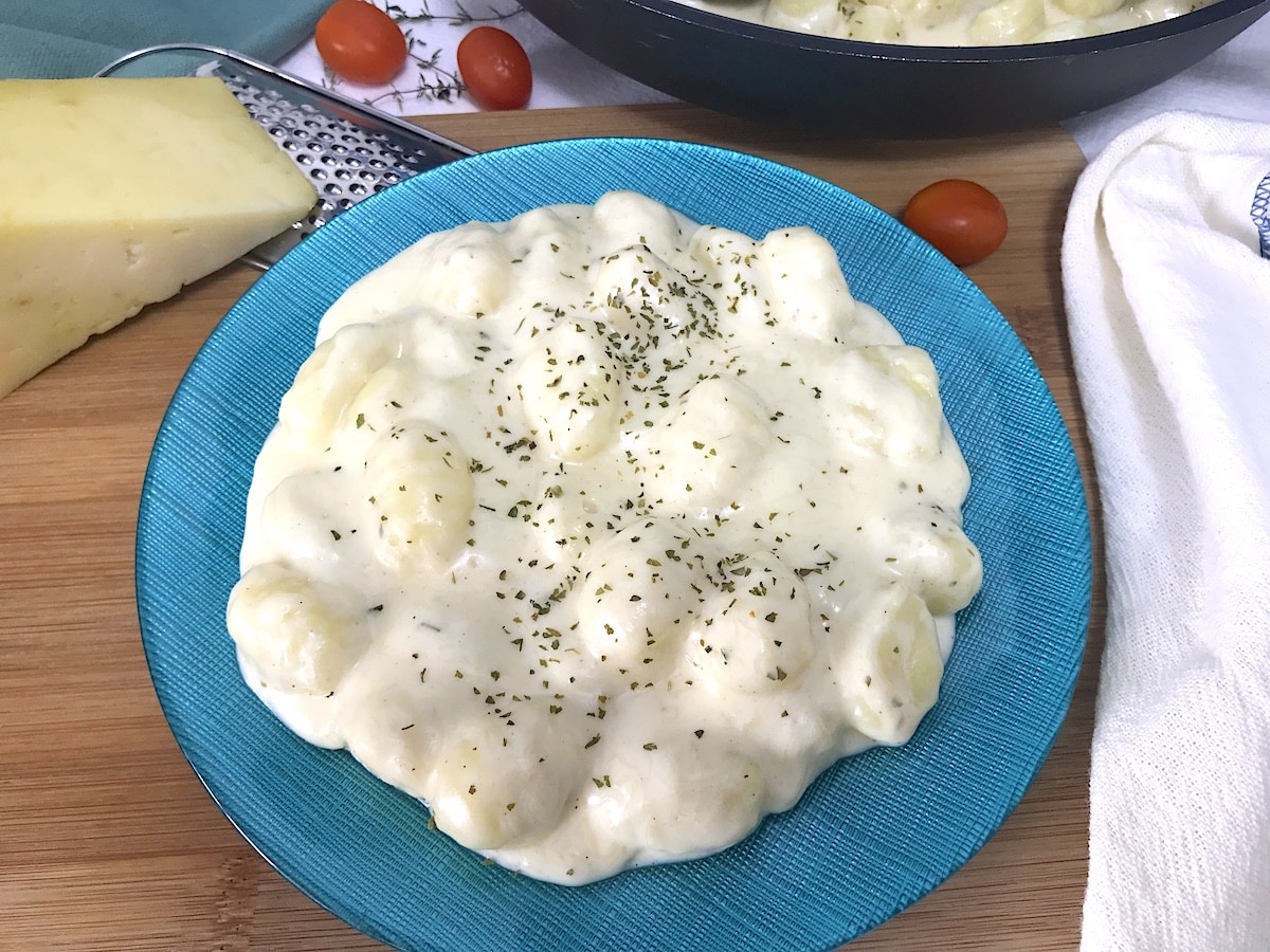 receta de ñoquis de patata con queso