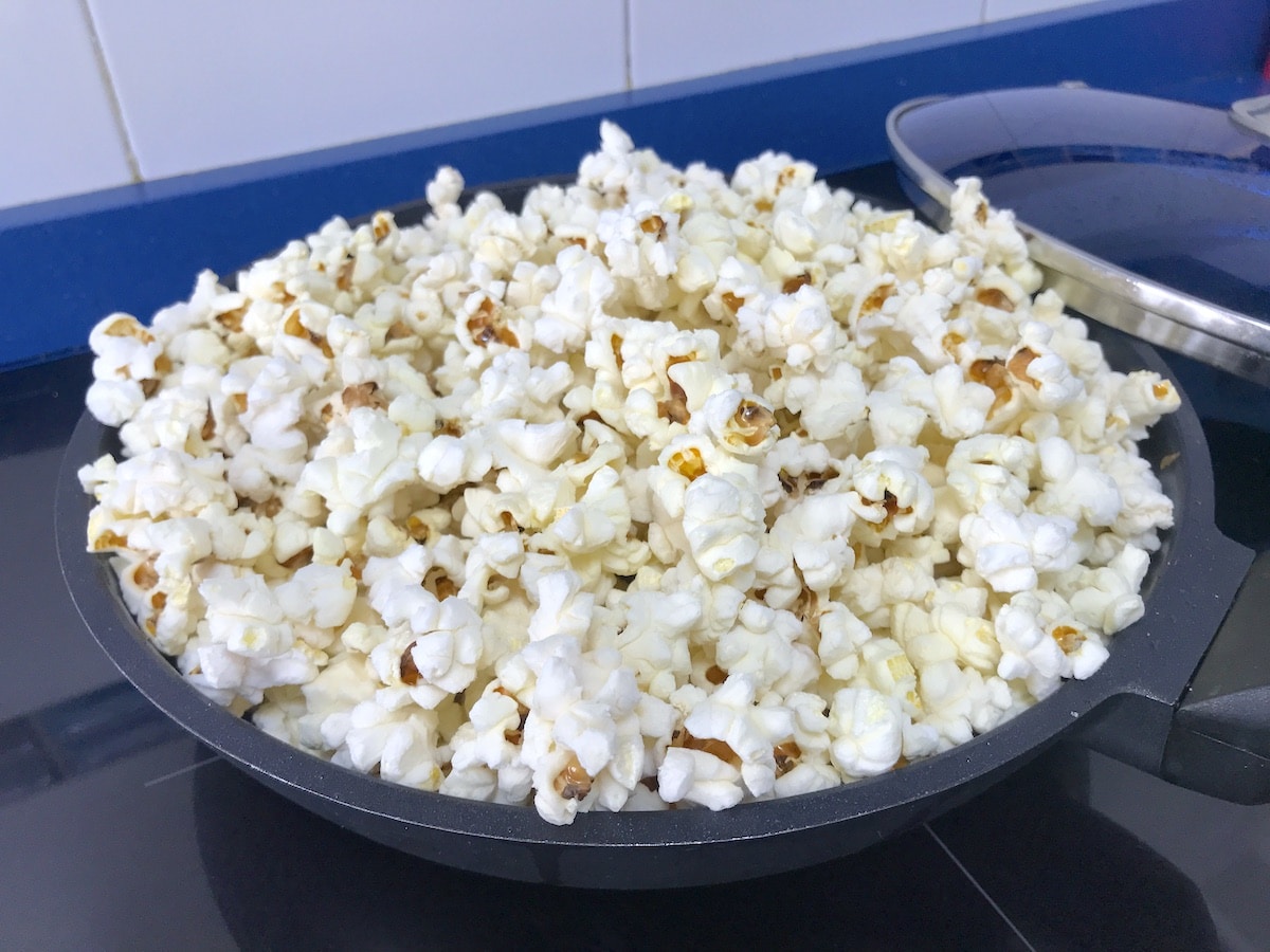 receta de palomitas de maiz