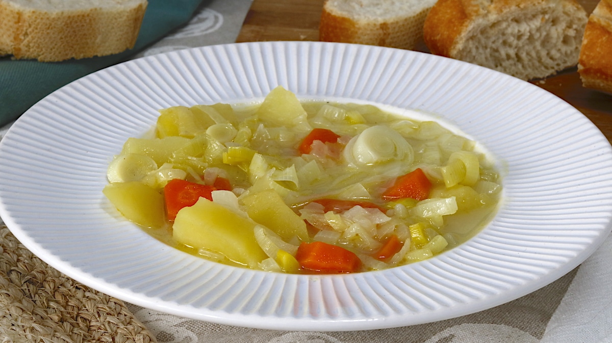 Receta de porrusalda