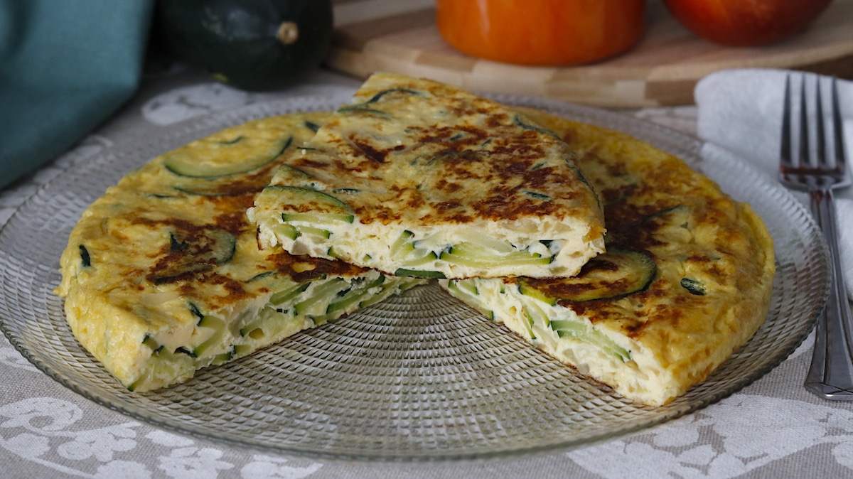 receta de tortilla de calabacin y cebolla