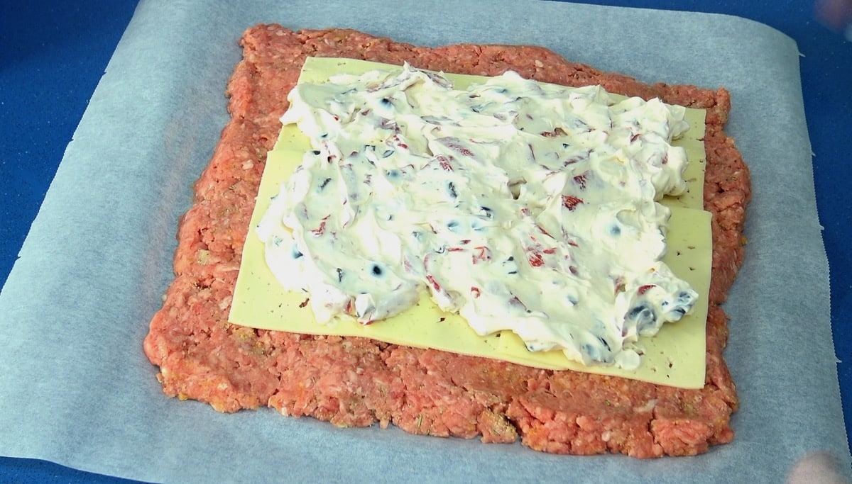 relleno para rollo de carne con queso