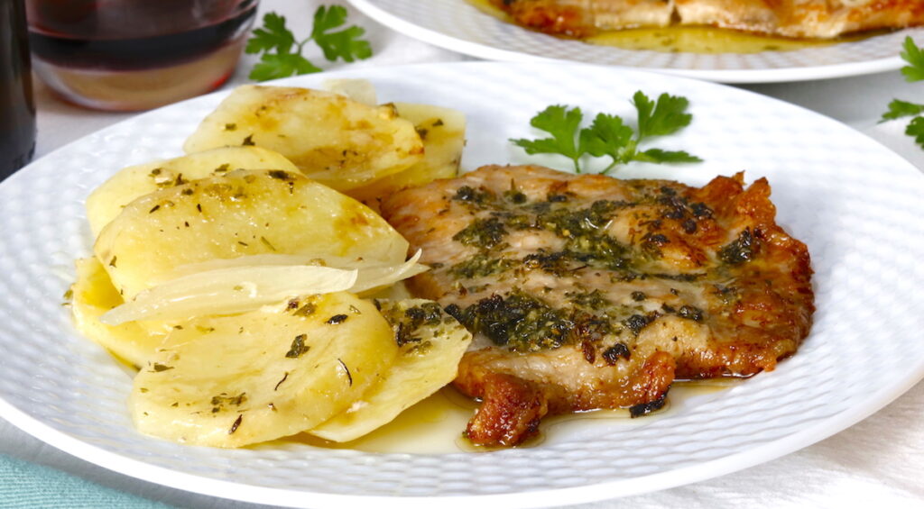 Secreto Ibérico de Cerdo al Horno con Patatas - Cocina a Buenas Horas