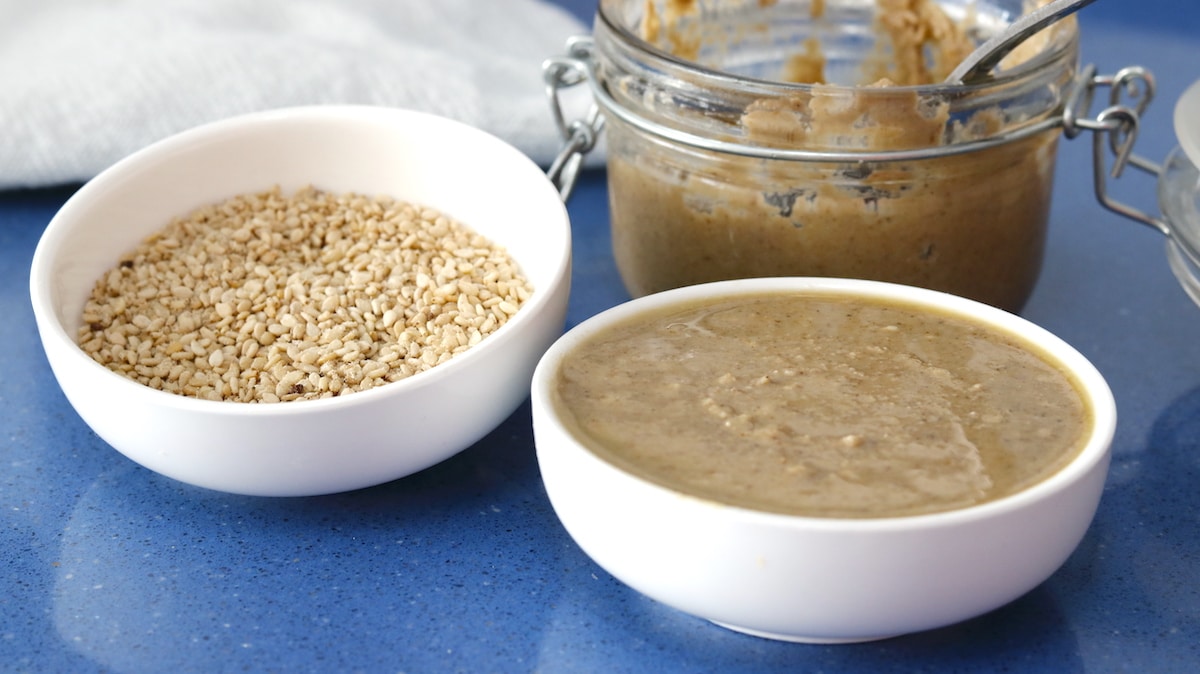 Como Hacer Tahini. Salsa Tahini Casera Como Hacer Tahini. Salsa Tahini Casera