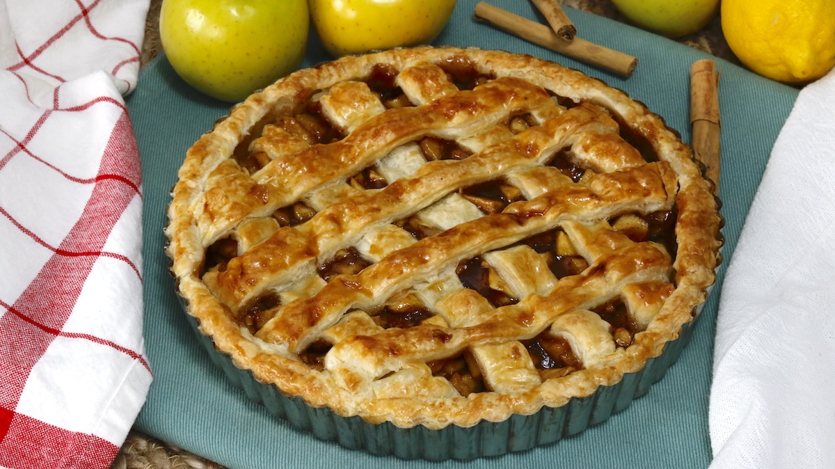 Tarta de Manzana Enrejada Tarta de Manzana Enrejada