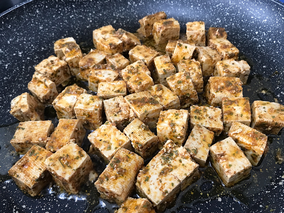 tofu a la plancha en sarten