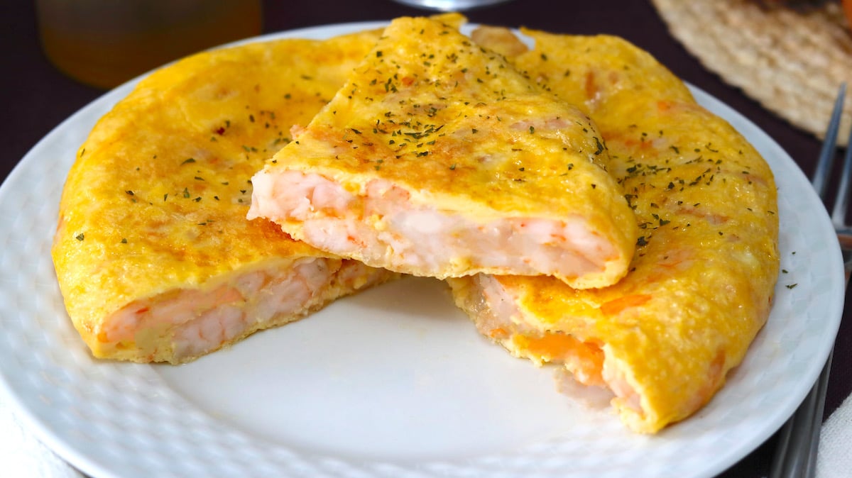 Tortilla de Gambas Tortilla de Gambas