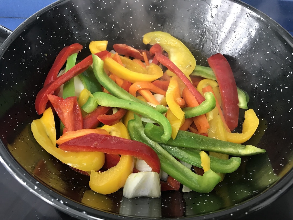 verduras para noodles con verduras