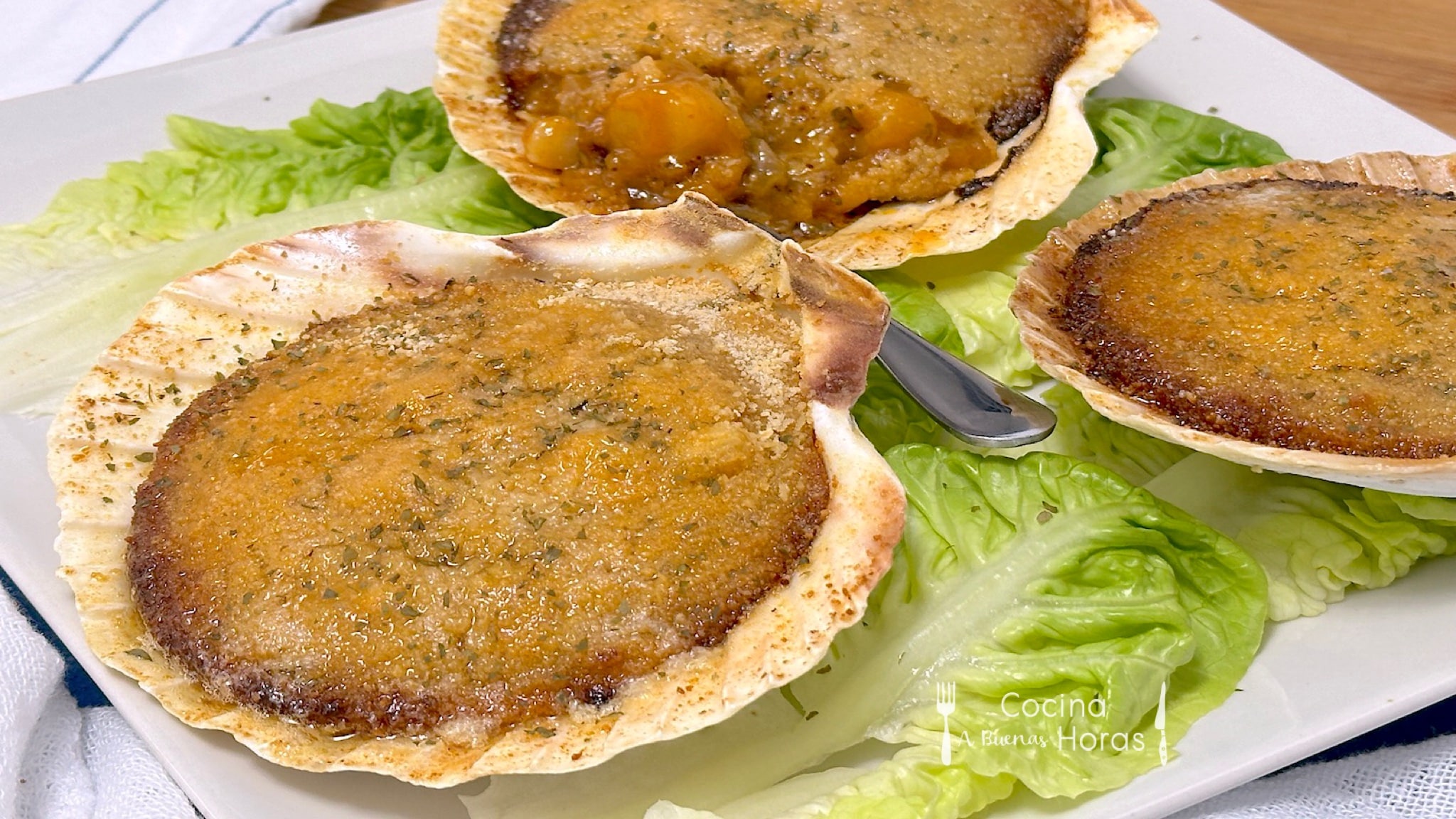 Vieiras a la Gallega Vieiras a la Gallega